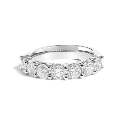14K Gold 2.0 Cttw Diamond 7 Stone Band Ring