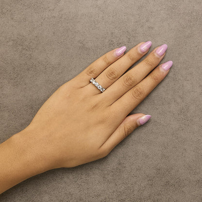 14K Gold 1 1/2 Cttw Diamond 5 Stone Band Ring