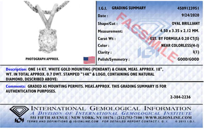 Close-up image of a white necklace pendant featuring a single oval-shaped white gemstone in a prong setting, shown from the front angle.