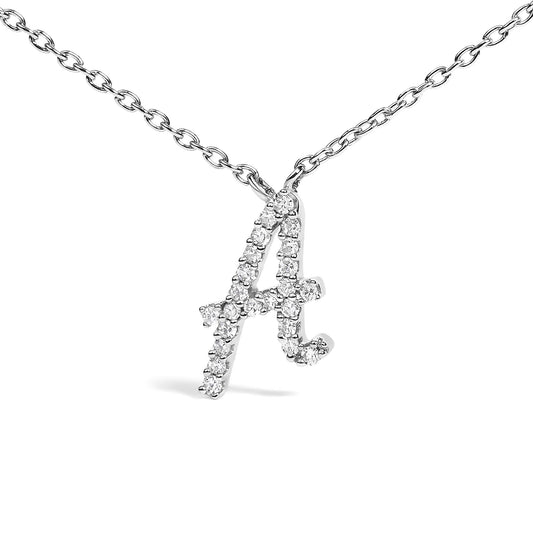 14K White Gold Diamond Accent 