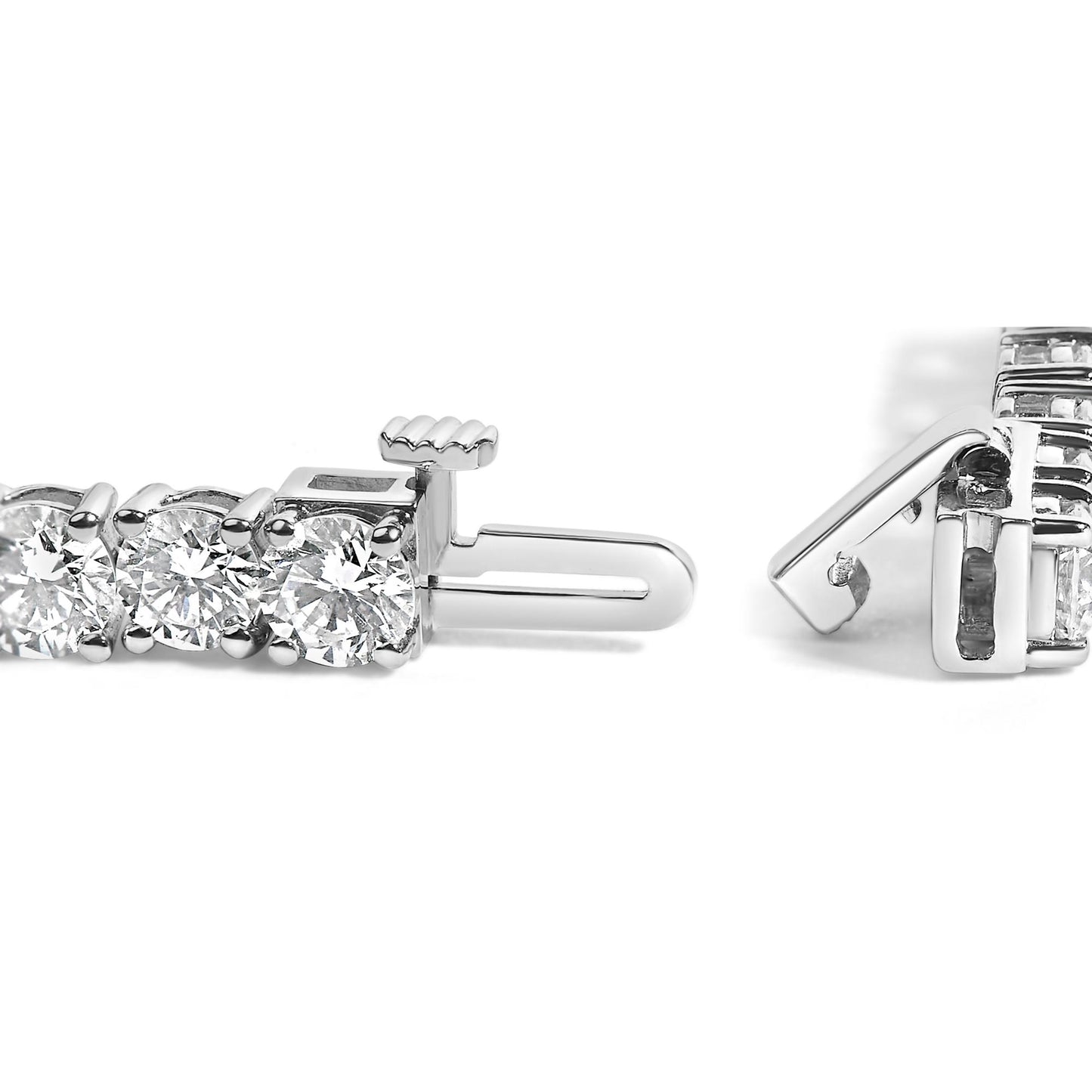 IGI Certified 14K White Gold 11.0 Cttw Lab Grown Diamond Tennis Bracelet