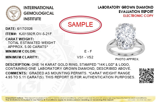 Silver-colored ring with an oval-shaped white gemstone in a double claw prong setting, shown from an angled front view.