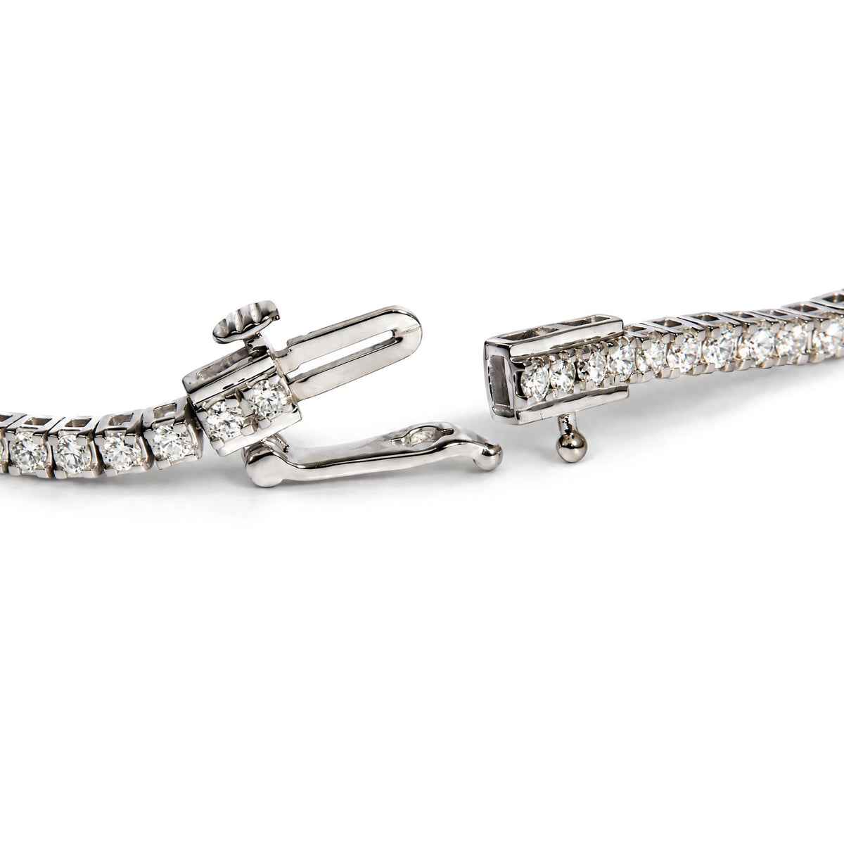 .925 Sterling Silver 2.00 Cttw Lab Grown Diamond Tennis Bracelet