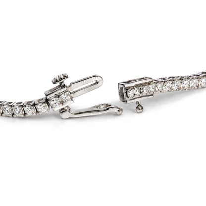 .925 Sterling Silver 2.00 Cttw Lab Grown Diamond Tennis Bracelet