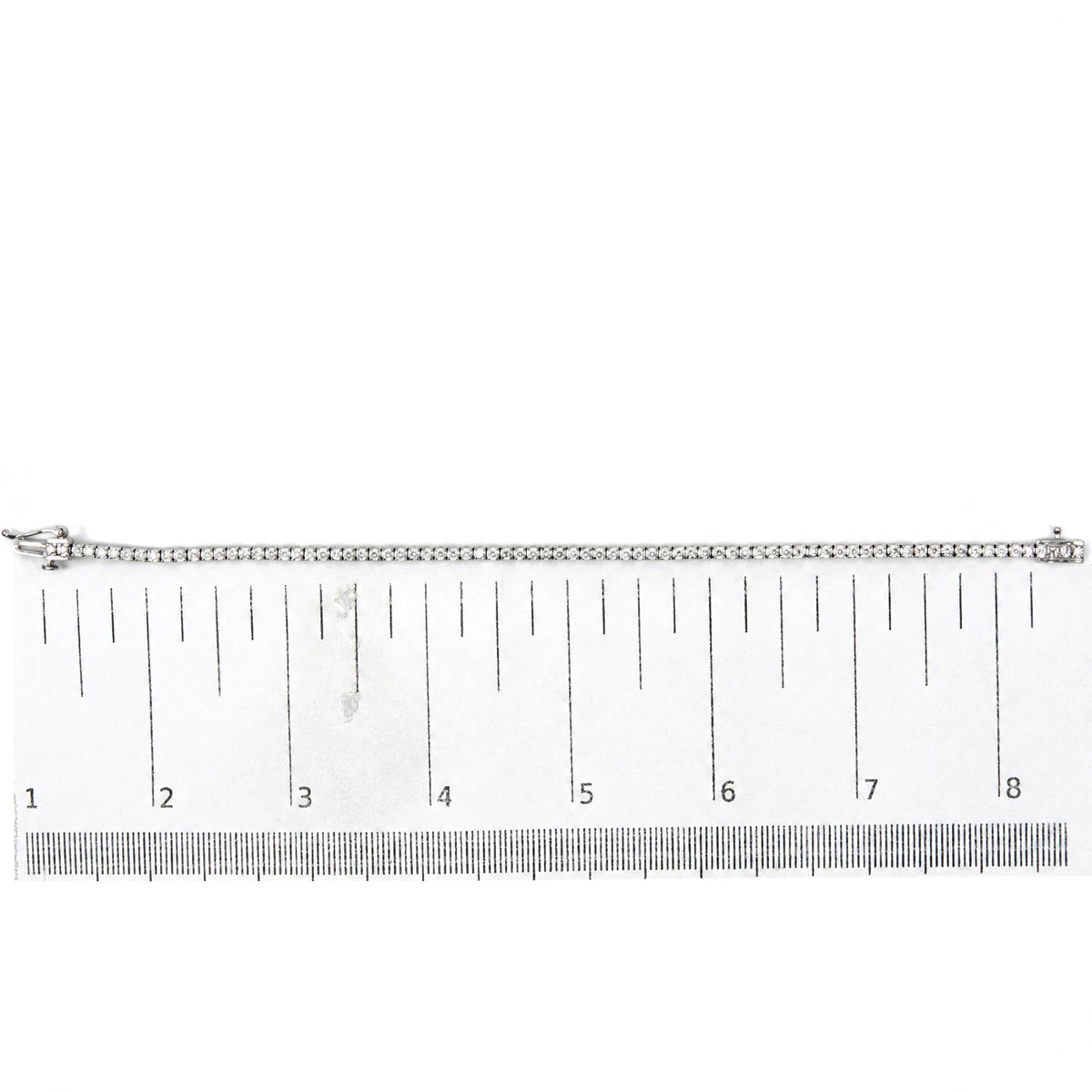 .925 Sterling Silver 2.00 Cttw Lab Grown Diamond Tennis Bracelet