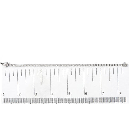 .925 Sterling Silver 2.00 Cttw Lab Grown Diamond Tennis Bracelet