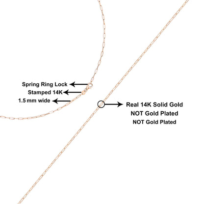 Close-up image of a rose-colored chain with a spring ring lock, photographed from above.