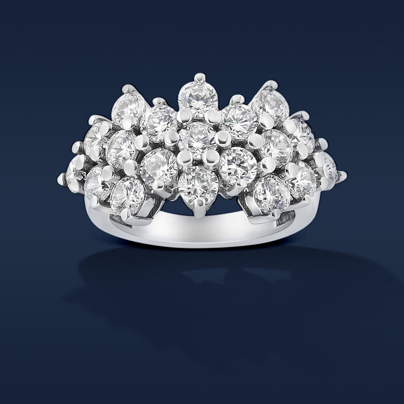 Haus of Brilliance white gold diamond ring 