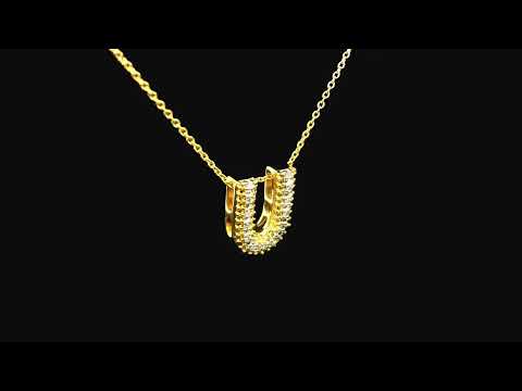 Rotating video showing the jewelry item
