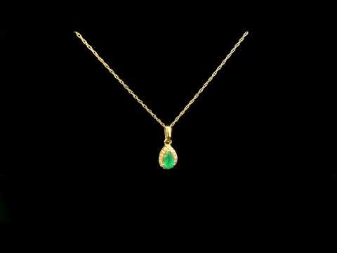 Rotating video showing the jewelry item