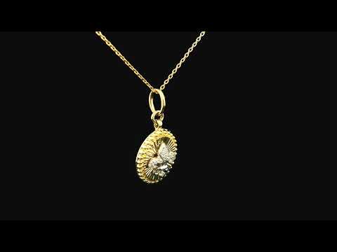 Rotating video showing the jewelry item